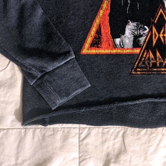 Def Leppard women's long sleeve crop top - Picture 5 of 5